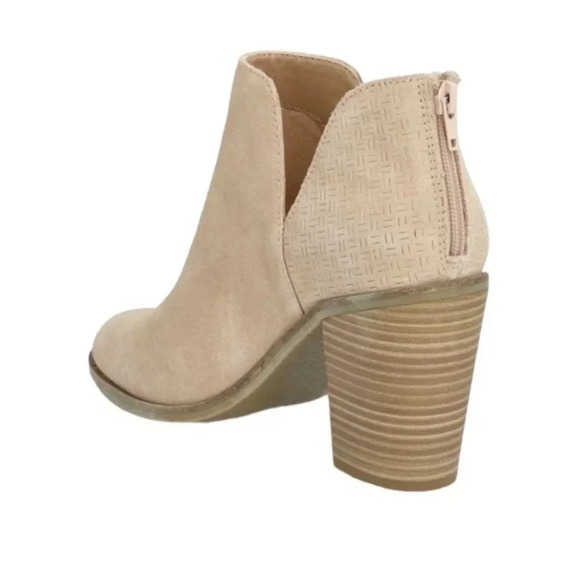 Dolce Vita DV8 Suede Leather Shai Ankle Boot Bootie Light Pink Tan Size 9.5 NWT - Picture 3 of 16